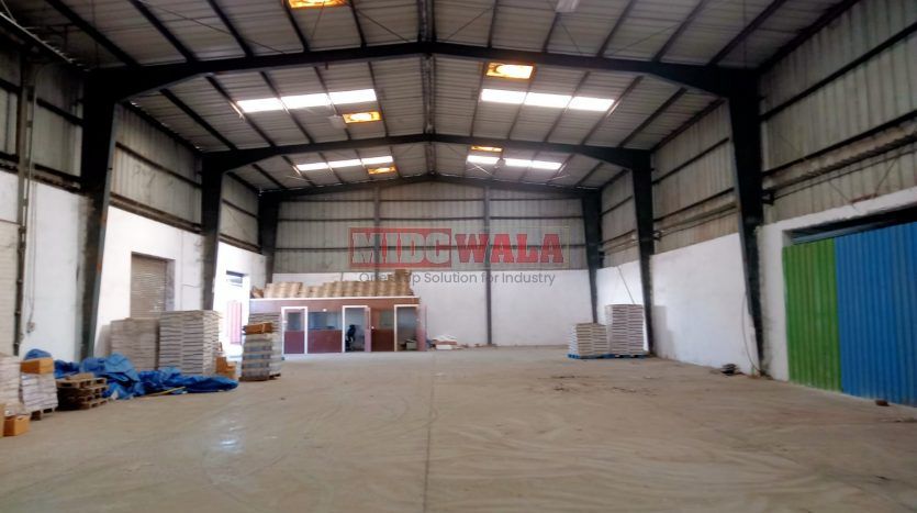 modern warehouse in TTC Industrial Area, Taloja MIDC, Navi Mumbai. Suitable for storage and distribution.