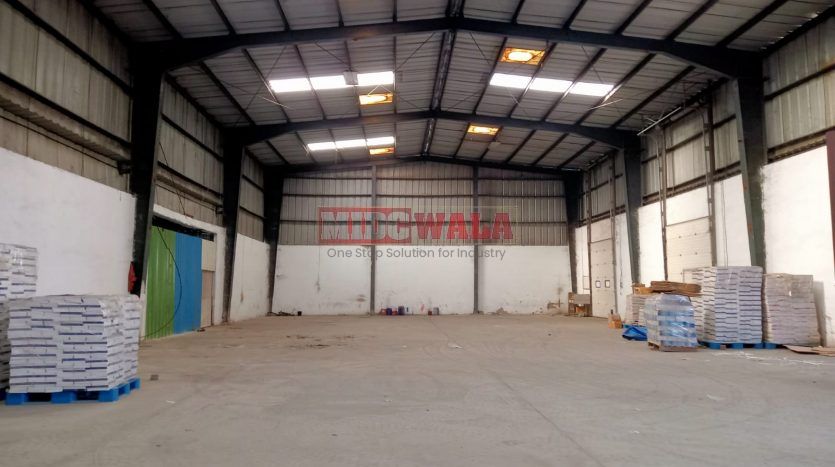 modern warehouse in TTC Industrial Area, Taloja MIDC, Navi Mumbai. Suitable for storage and distribution.