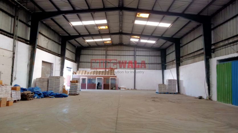 modern warehouse in TTC Industrial Area, Taloja MIDC, Navi Mumbai. Suitable for storage and distribution.