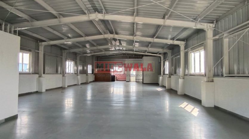 A spacious and modern RCC industrial building available for lease in Rabale Navi Mumbai's Koper khairane Midc, TTC Industrial area. The building features abundant workspace, contemporary amenities, and a strategic location.