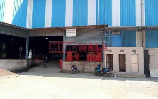 Large, modern warehouse in TTC Industrial Area, Taloja, Navi Mumbai. Suitable for storage and distribution.