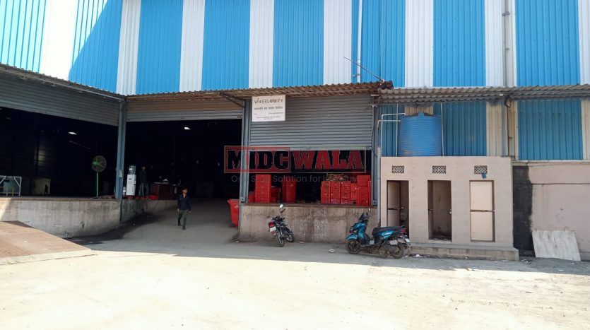 Large, modern warehouse in TTC Industrial Area, Taloja, Navi Mumbai. Suitable for storage and distribution.