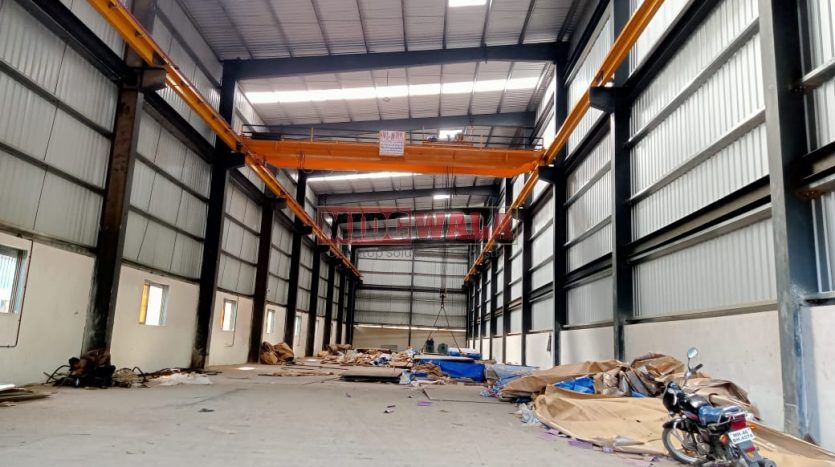 Industrial shed for lease at Taloja MIDC, Navi Mumbai; 35000 SQFT