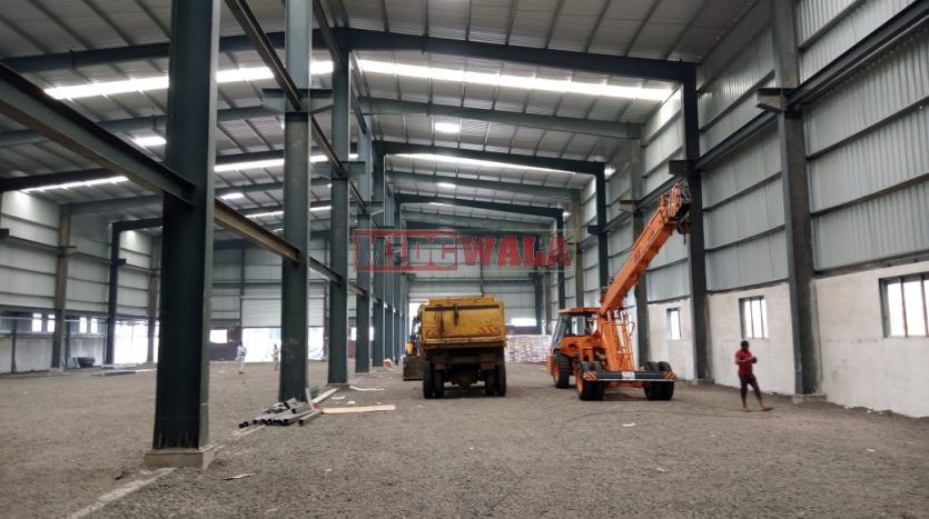 Industrial shed for lease at Taloja MIDC, Navi Mumbai; 35000 SQFT