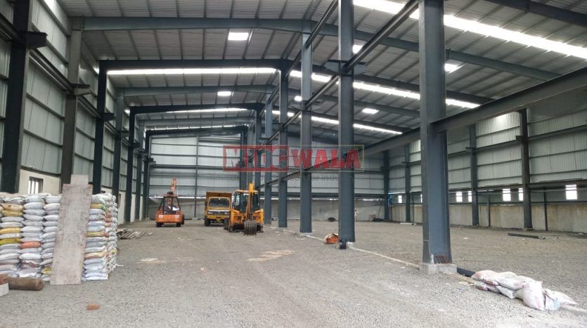 Industrial shed for lease at Taloja MIDC, Navi Mumbai; 35000 SQFT