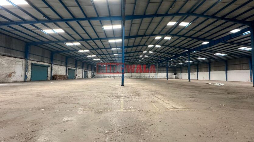 A modern and well-maintained Warehouse in Panvel Navi Mumbai; , featuring ample storage space, efficient loading docks, and strategic connectivity, ideal for businesses seeking seamless storage and distribution solutions.