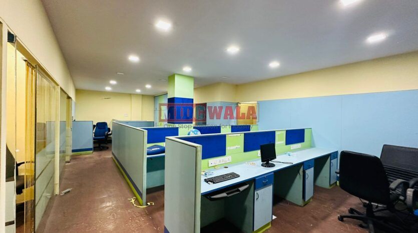 spacious and well-maintained office space available for lease in mahape Navi Mumbai