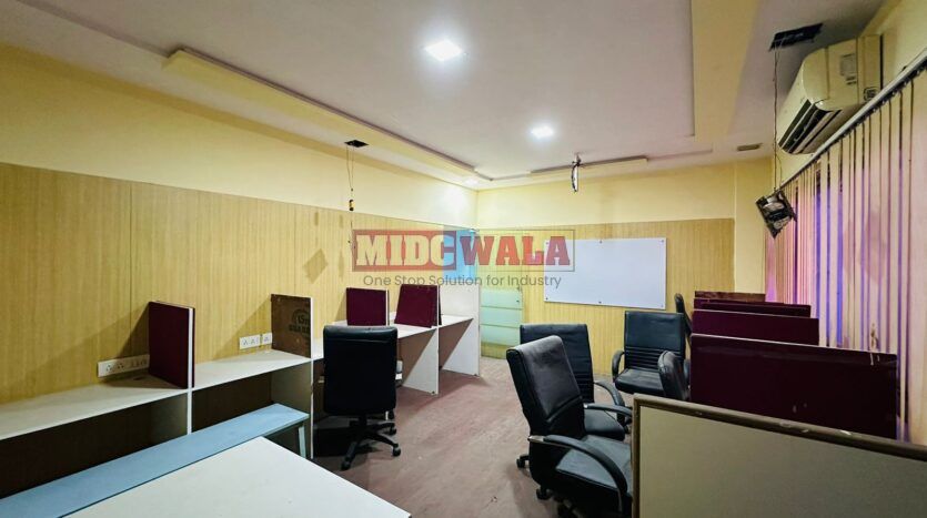 spacious and well-maintained office space available for lease in mahape Navi Mumbai