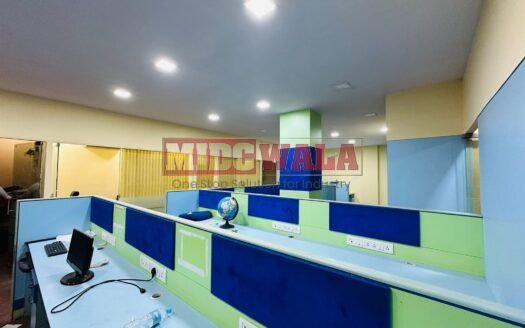 spacious and well-maintained office space available for lease in mahape Navi Mumbai