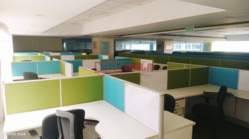 An image showcasing a fully furnished office space at Rupa Solitaire, MBP, Mahape, Navi Mumbai, featuring modern workstations, well-appointed conference rooms, and a vibrant work environment.