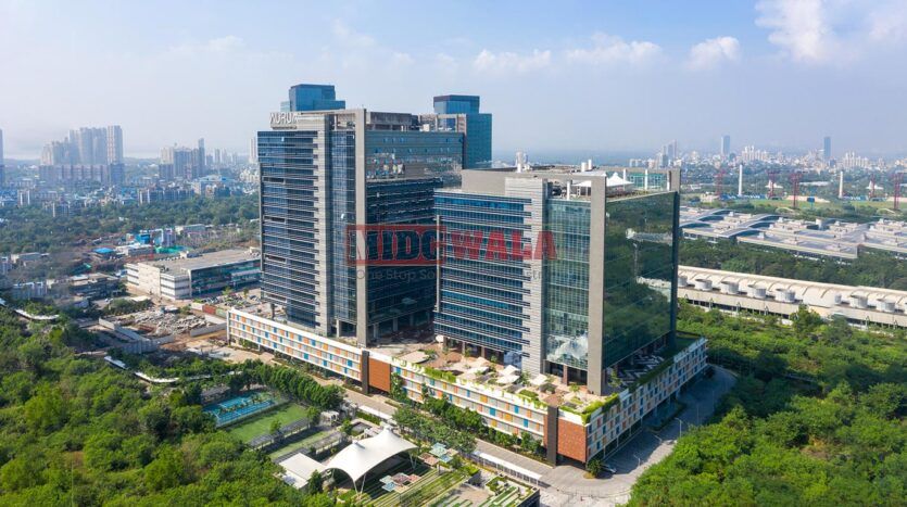 Aurum Q parc IT office for lease; Navi Mumbai's Premier SEZ Oasis