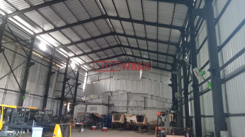 Spacious and well-equipped manufacturing shed available for rent in Taloja MIDC, Navi Mumbai.