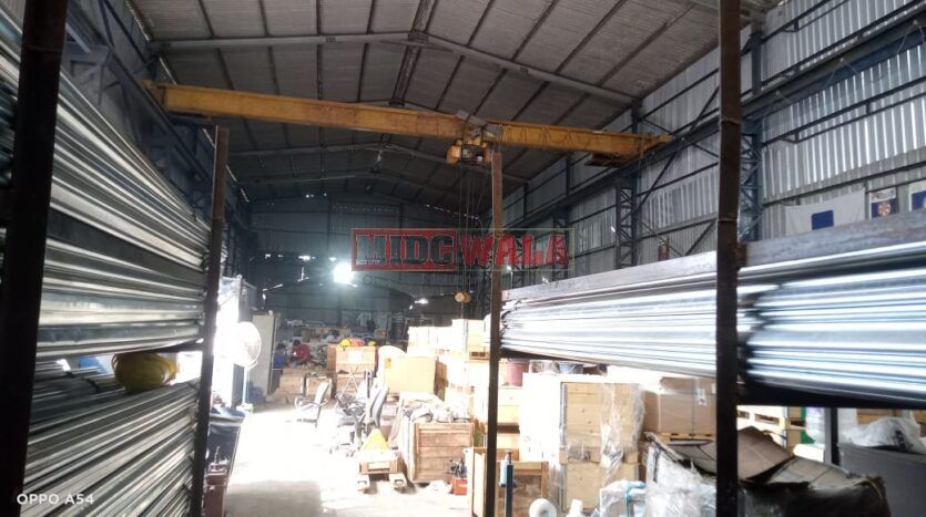 Spacious and well-equipped manufacturing shed available for rent in Taloja MIDC, Navi Mumbai.