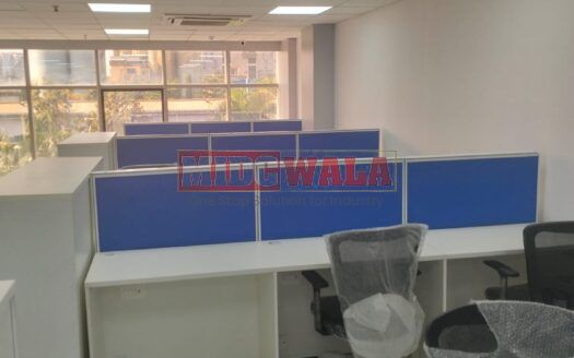 An image showcasing a fully furnished office space at Akshar business park Vashi, Navi Mumbai, featuring modern workstations, well-appointed conference rooms, and a vibrant work environment.