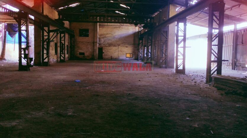 Large industrial shed available for lease in Nerul MIDC, Navi Mumbai.