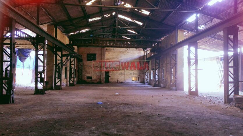 Large industrial shed available for lease in Nerul MIDC, Navi Mumbai.