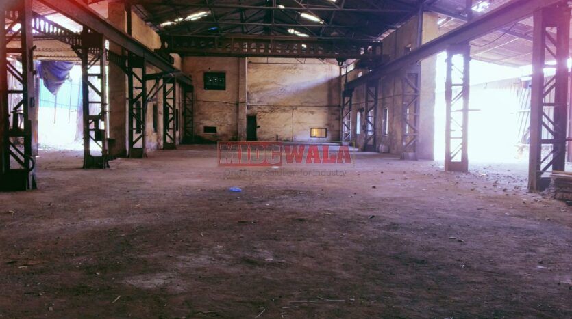 Large industrial shed available for lease in Nerul MIDC, Navi Mumbai.