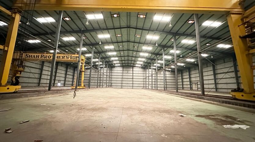 Large industrial shed available for lease in Taloja MIDC, Navi Mumbai.