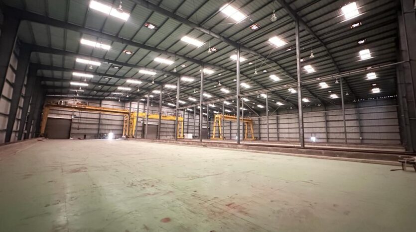 Large industrial shed available for lease in Taloja MIDC, Navi Mumbai.