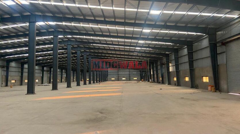 Spacious industrial warehouse available for lease in Khopoli, Raigad, offering ample space for production, storage, and distribution. (MIDCWALA )