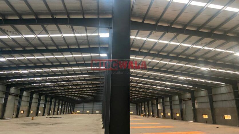 Spacious industrial warehouse available for lease in Khopoli, Raigad, offering ample space for production, storage, and distribution. (MIDCWALA )