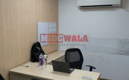 An image showcasing a fully furnished office space at Rupa Solitaire, MBP, Mahape, Navi Mumbai, featuring modern workstations, well-appointed conference rooms, and a vibrant work environment.