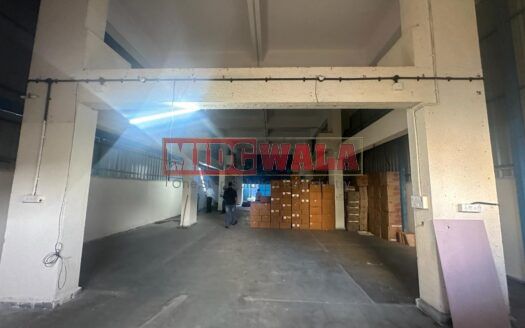 Spacious industrial warehouse available for lease in Rabale, Navi Mumbai, offering ample space for production, storage, and distribution. (MIDCWALA )