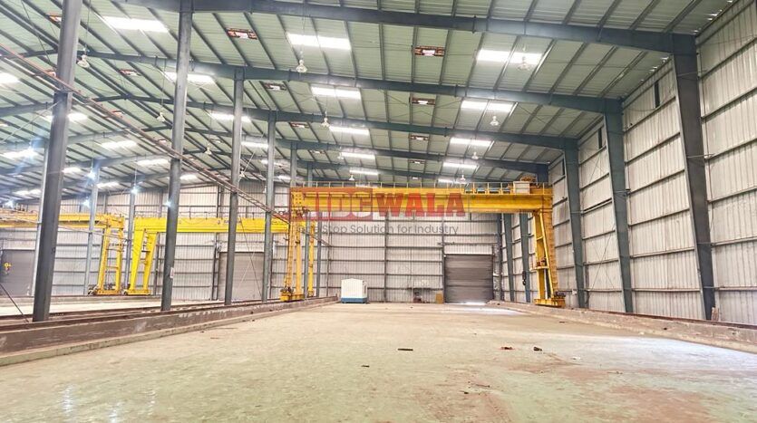 Large industrial shed available for lease in Taloja MIDC, Navi Mumbai.