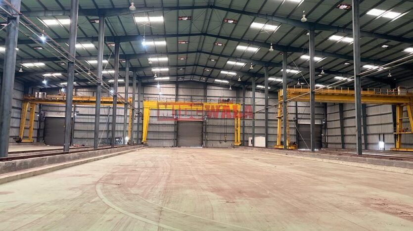 Large industrial shed available for lease in Taloja MIDC, Navi Mumbai.