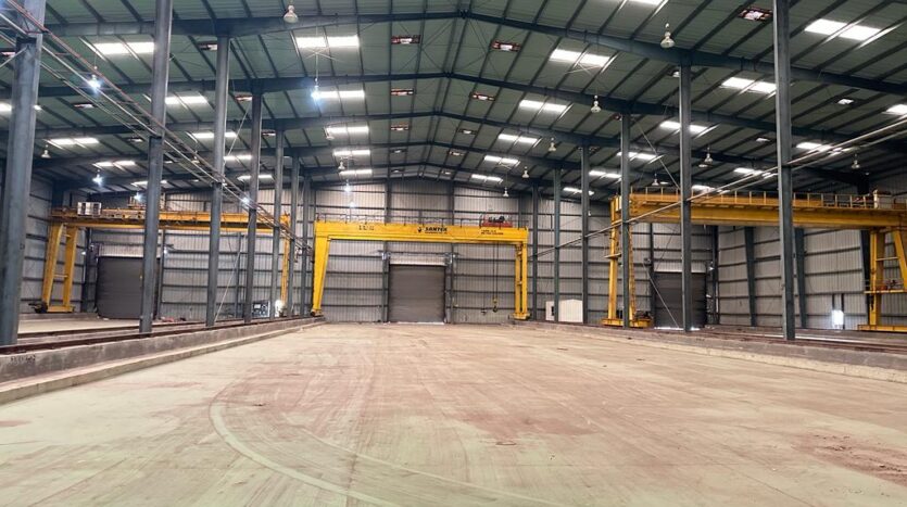 Large industrial shed available for lease in Taloja MIDC, Navi Mumbai.