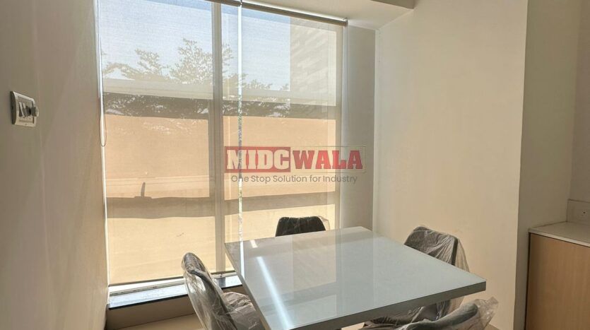 Move-in-ready office space with furniture included, available for lease in Belapur, Navi Mumbai.