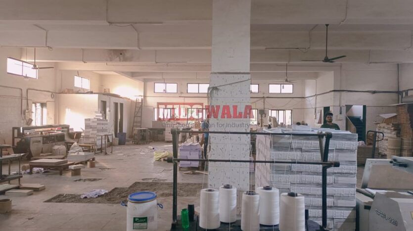 Spacious RCC industrial building available for lease in Rabale MIDC, Navi Mumbai.