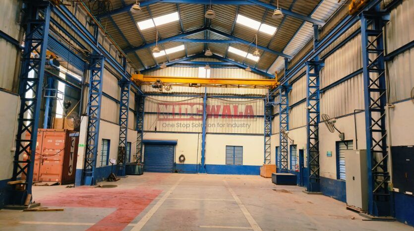 Industrial factory building available for purchase in Rabale MIDC, Navi Mumbai.