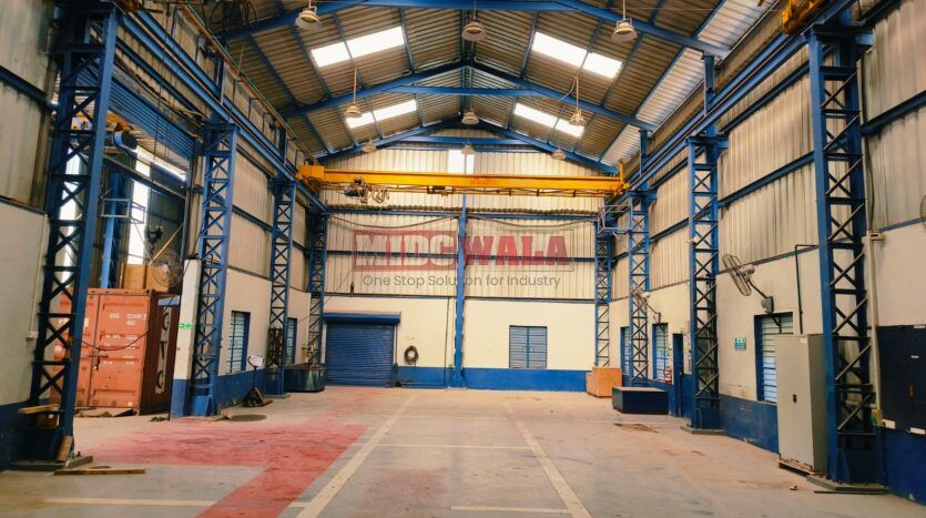 Industrial factory building available for purchase in Rabale MIDC, Navi Mumbai.