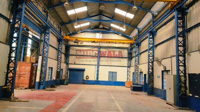 Industrial factory building available for purchase in Rabale MIDC, Navi Mumbai.