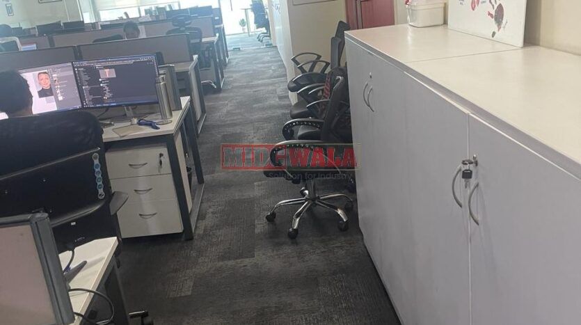 Move-in-ready office space with furniture included, available for lease in Mahape, Navi Mumbai.