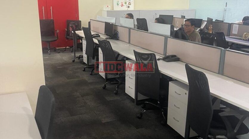 Move-in-ready office space with furniture included, available for lease in Mahape, Navi Mumbai.