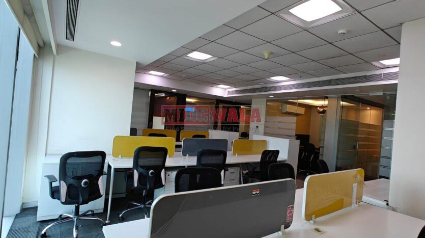 Fully furnished office space available for lease in Mahape, Navi Mumbai.