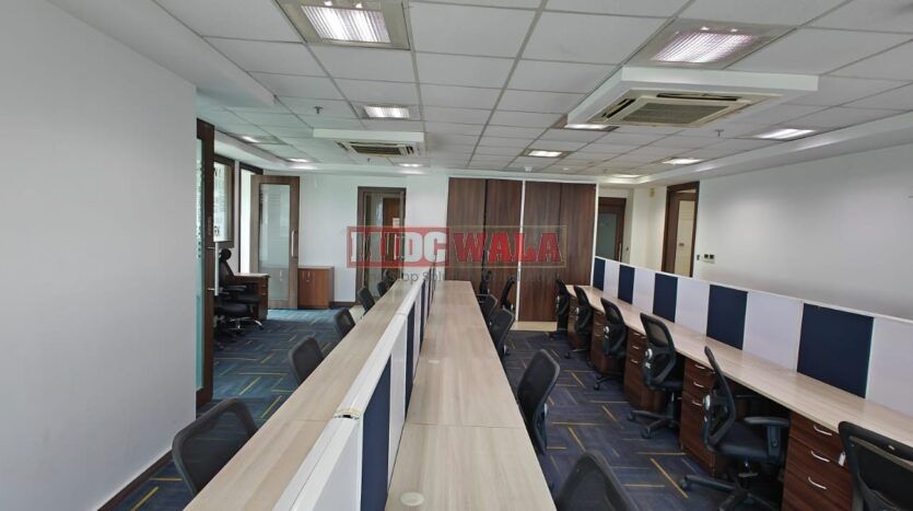 Fully furnished office space available for lease in Mahape, Navi Mumbai.