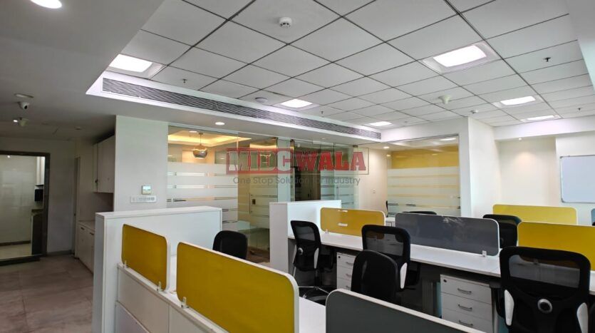 Fully furnished office space available for lease in Mahape, Navi Mumbai.