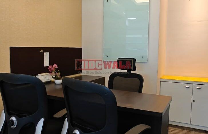 Fully furnished office space available for lease in Mahape, Navi Mumbai.