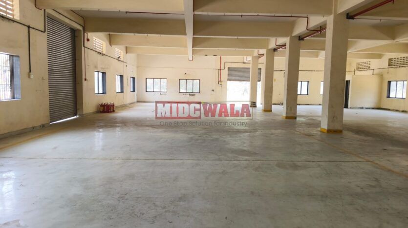 Spacious industrial RCC building available for lease in Taloja MIDC, Navi Mumbai.