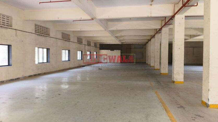 Spacious industrial RCC building available for lease in Taloja MIDC, Navi Mumbai.