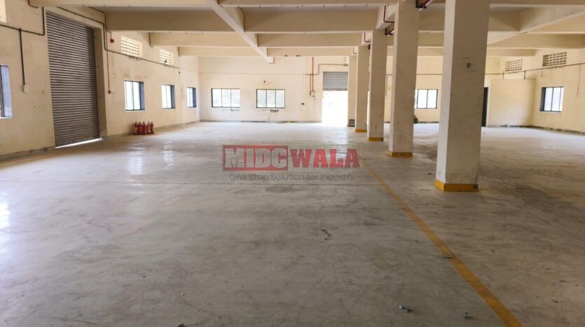 Spacious industrial RCC building available for lease in Taloja MIDC, Navi Mumbai.