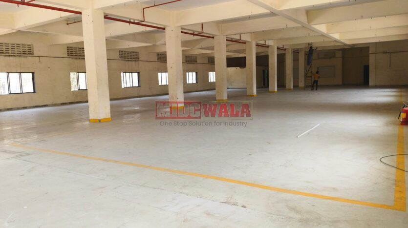 Spacious industrial RCC building available for lease in Taloja MIDC, Navi Mumbai.