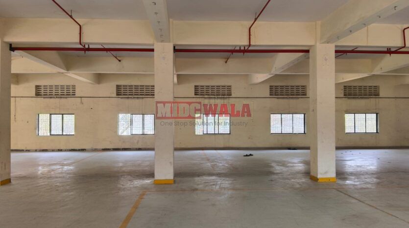 Spacious industrial RCC building available for lease in Taloja MIDC, Navi Mumbai.