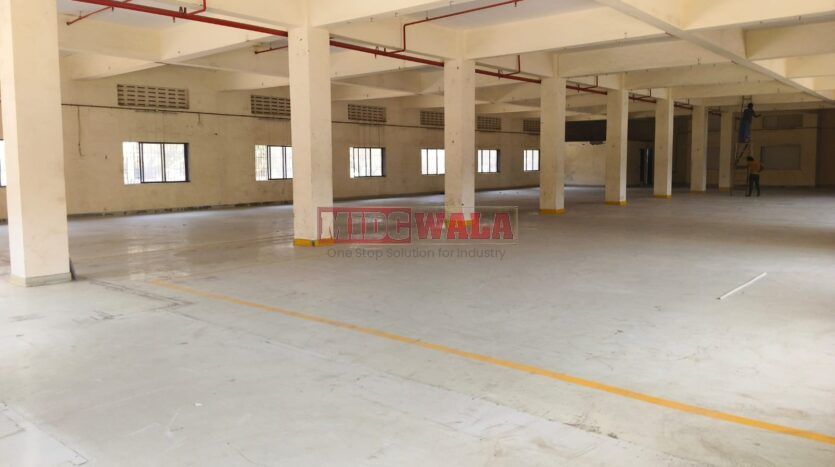 Spacious industrial RCC building available for lease in Taloja MIDC, Navi Mumbai.