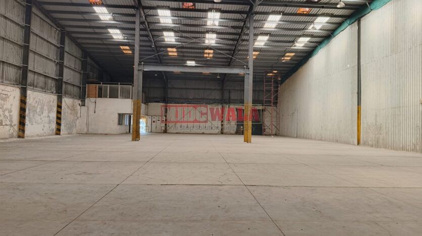 Large industrial shed for lease in a prime Taloja location, outside MIDC.