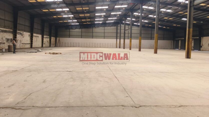 Large industrial shed for lease in a prime Taloja location, outside MIDC.