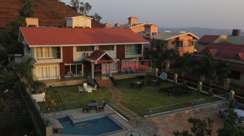 Grand 6 BHK bungalow for sale in the scenic hills of Mahabaleshwar, Pachgani.